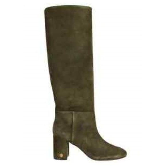 New! Tory Burch Brooke 75 mm Knee High Boots Genuine Suede 7.5 US DD291